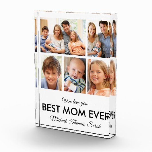 Beste Mama je Muttertag FotoCollage Fotoblock (Rechts)