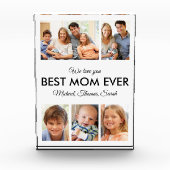 Beste Mama je Muttertag FotoCollage Fotoblock (Vorderseite)