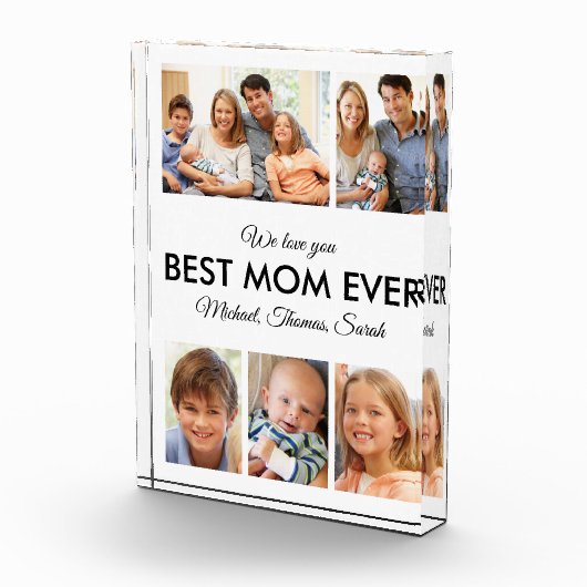 Beste Mama je Muttertag FotoCollage Fotoblock (Rechts)
