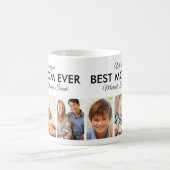 Beste Mama je Muttertag FotoCollage Kaffeetasse (Mittel)