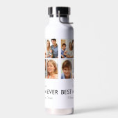 Beste Mama je Muttertag FotoCollage Trinkflasche (Links)