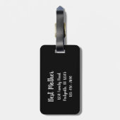 Beste Mama je Muttertag Gepäckanhänger (Rückseite vertikal)