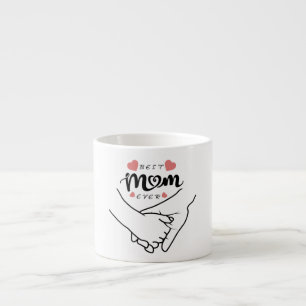 Beste Mama je, Muttertag, Geschenk für Mama Espressotasse