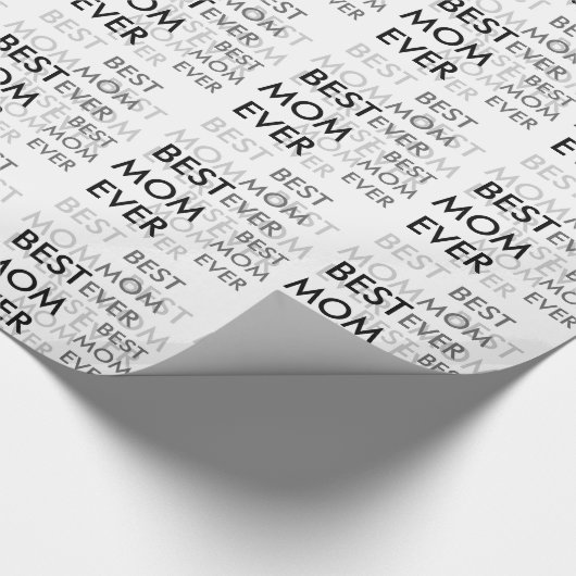 Beste Mama je Muttertag Geschenkpapier (Ecke)