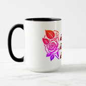 Beste MAMA je - Muttertag glücklich Tasse (Links)