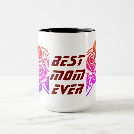 Beste MAMA je - Muttertag glücklich Tasse (Zentrum)