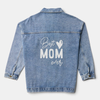 Beste Mama je Muttertag Jeansjacke