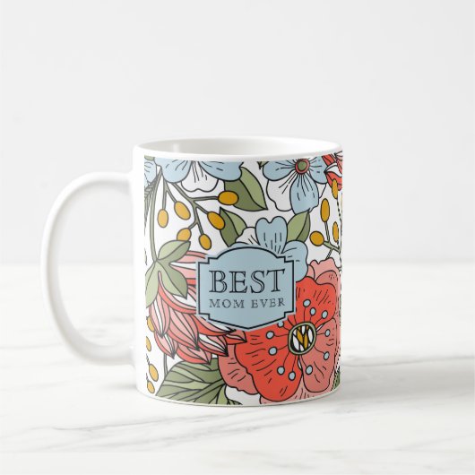 Beste Mama je Muttertag Kaffeetasse (Links)