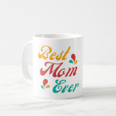 BESTE MAMA JE - MUTTERTAG KAFFEETASSE (Vorderseite Links)