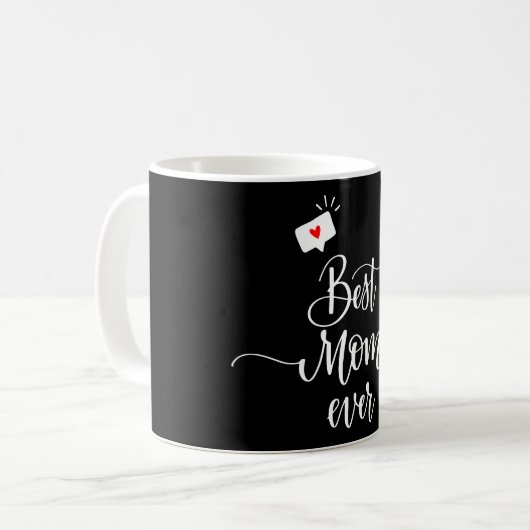 Beste Mama je Muttertag Kaffeetasse (Vorderseite Links)