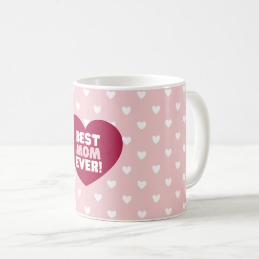 Beste Mama je Muttertag Kaffeetasse (VorderseiteRechts)