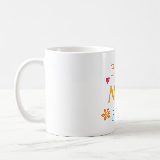 Beste Mama je Muttertag Kaffeetasse (Links)