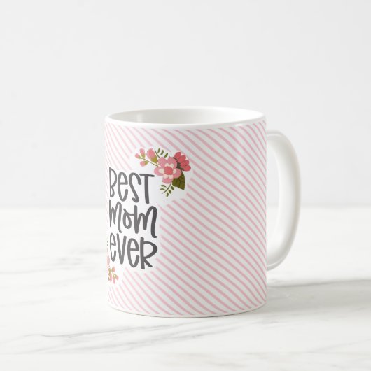 Beste Mama je Muttertag Kaffeetasse (VorderseiteRechts)