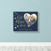 Beste Mama je Muttertag Leinwanddruck (Insitu (Holzboden))