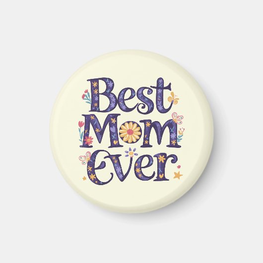 Beste Mama je Muttertag Magnet (Vorne)