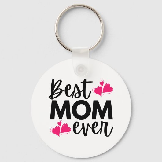 Beste Mama je Muttertag Schlüsselanhänger (Vorderseite)