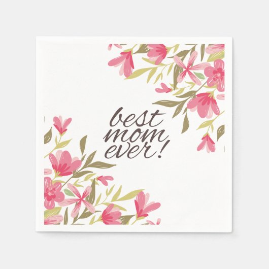 Beste Mama je Muttertag | Serviette (Vorderseite)