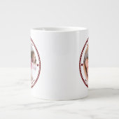 Beste Mama je Muttertag Zwei FotoCollage Jumbo-Tasse (Vorderseite)