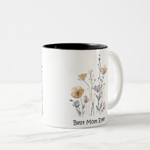 Beste Mama je Muttertag Zweifarbige Tasse