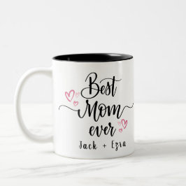 Beste Mama je Muttertag Zweifarbige Tasse