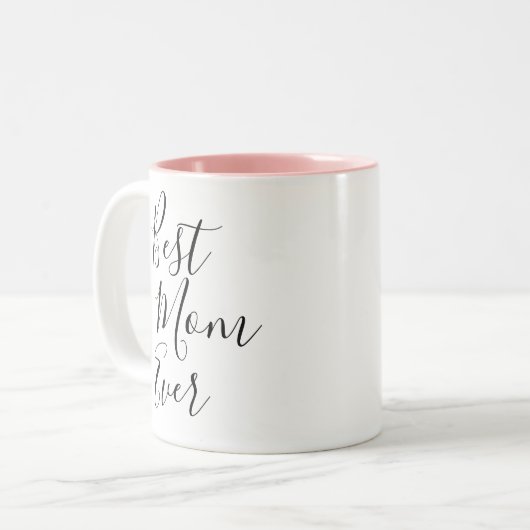 Beste Mama je | Muttertag Zweittonkaffee Tasse (Vorderseite Links)