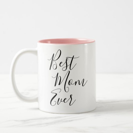 Beste Mama je | Muttertag Zweittonkaffee Tasse (Links)