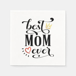 Beste Mama je Muttertagsangebot Papier Napkin Serviette