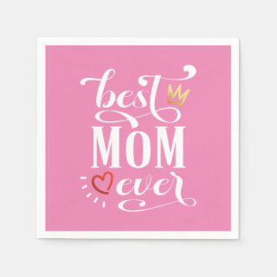 Beste Mama je Muttertagsangebot Papier Napkin Serviette