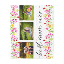 Beste Mama je Muttertagsfoto Collage Floral