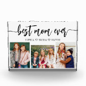 Beste Mama je - Muttertagsfoto-Collage Fotoblock (Vorderseite)