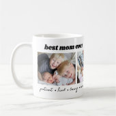 Beste Mama je Muttertagsfoto-Collage Kaffeetasse (Links)