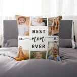Beste Mama je - Muttertagsfoto-Collage Kissen<br><div class="desc">Feiern Sie Ihre Mutter mit dem "Beste Mama je" Muttertagsfoto Collage Throw Kissen. Dieses personalisierte Kissen besticht durch eine wunderschön arrangierte Collage aus gepflegten Fotos, in der besondere Momente und Erinnerungen eingefangen werden. Die herzliche Nachricht "Beste Mama je" fügt eine liebevolle Touch hinzu. Aus hochwertigem, weichem und langlebigem Material, bietet...</div>