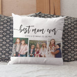 Beste Mama je - Muttertagsfoto-Collage Kissen<br><div class="desc">Feiern Sie den Muttertag mit dem besten Mama je Foto Collage Throw Kissen. Dieser personalisierte Sake zeigt eine wunderschön arrangierte Collage von hochgeliebten Fotos, die mit Ihrer Mutter besondere Momente erleben. Es ist aus hochwertigen Materialien gefertigt und verleiht jedem Raum eine stilvolle und gefühlvolle Touch, die sich perfekt für die...</div>