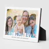 Beste Mama je Muttertagsgeschenk Foto Fotoplatte (Seite)