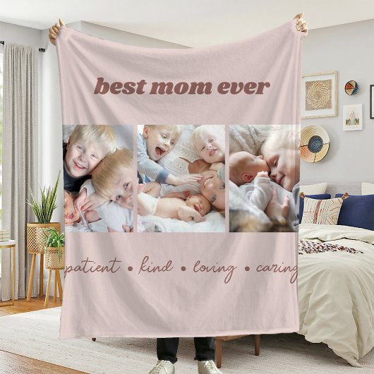 Beste Mama je nach Kundenwunsch Fleecedecke