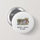 Beste Mama je nach Muttertag Foto Button (Vorne & Hinten)