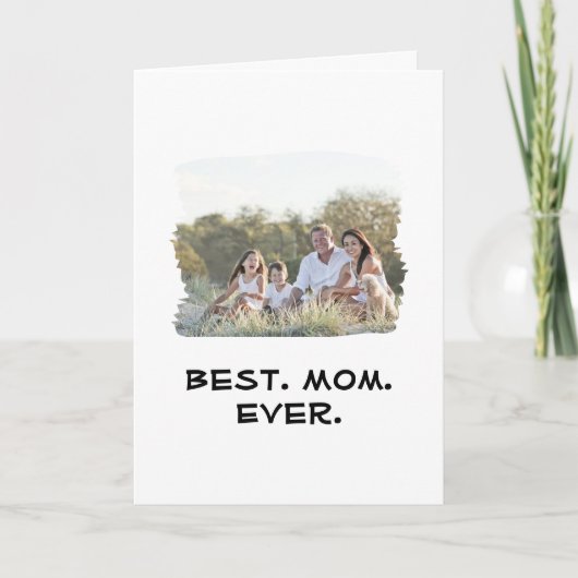 Beste Mama je nach Muttertag  Foto Karte (Vorderseite)
