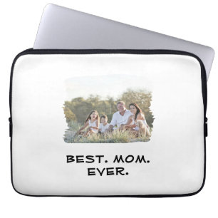 Beste Mama je nach Muttertag Foto Laptopschutzhülle