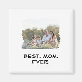 Beste Mama je nach Muttertag  Foto Magnet (Vorne)