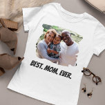 Beste Mama je nach Muttertag für Familienfeiern Fo T-Shirt<br><div class="desc">Erstellen Sie Ihren personalisierten Muttertagsgeschenk-T - Shirt mit Ihrem individuellen Foto und Text.</div>