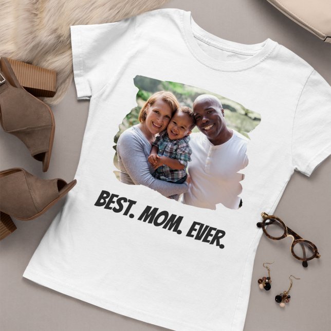 Beste Mama je nach Muttertag für Familienfeiern Fo T-Shirt