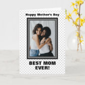 Beste Mama je nach Muttertag im Foto Karte (Gelbe Blume)