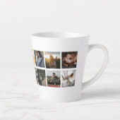 Beste Mama je Name & Fotocollage Mutter Milchtasse (Rechts)