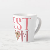 Beste Mama je | Niedlich 1 Foto glückliche Mütter  Milchtasse (Rechte Ecke)