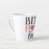 Beste Mama je | Niedlich 1 Foto glückliche Mütter  Milchtasse (Linke Ecke)