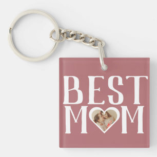Beste Mama je   Niedlich 1 Foto glückliche Mütter  Schlüsselanhänger