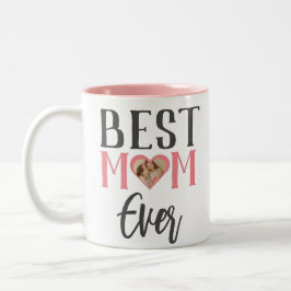 Beste Mama je | Niedlich 1 Foto glückliche Mütter  Zweifarbige Tasse