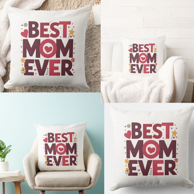 Beste Mama je Niedlich Hörmutter Kissen (best mom ever pillows)