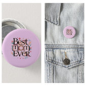 Beste Mama je Niedlich Moderne Mutter Button