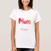 Beste Mama je | Niedlich und trendy Geschenk für M T-Shirt (Vorderseite)